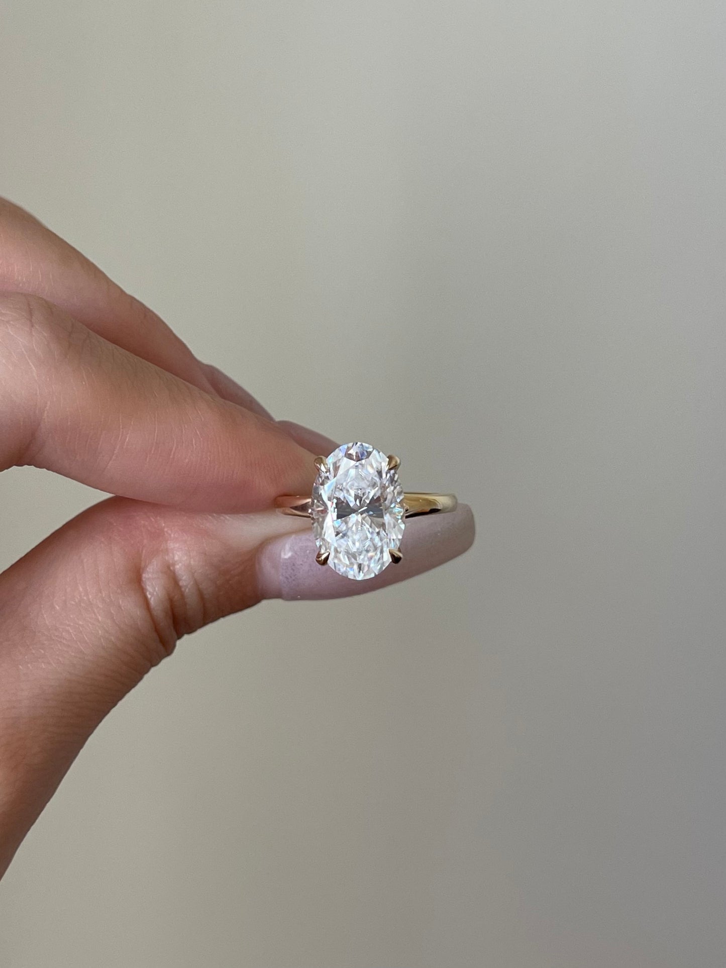 The Dorathy Ring, 5 Carat, Oval, Brilliant